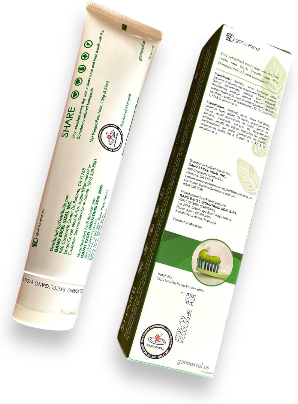 Fresh by Gano Exel All-Natural Toothpaste